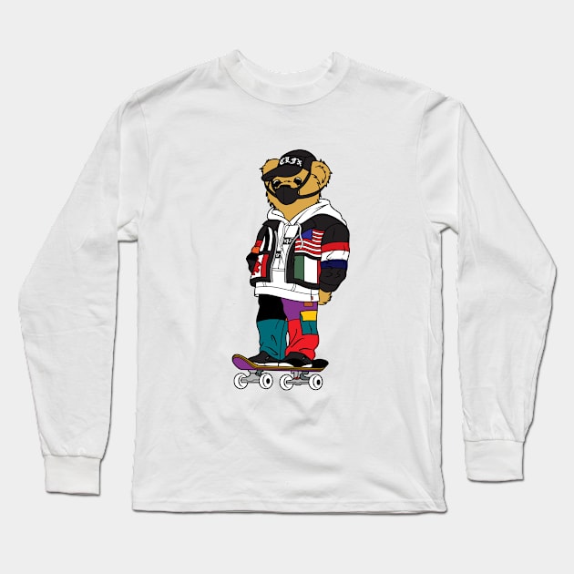 Bear Necessities Long Sleeve T-Shirt by The Art of Dougie